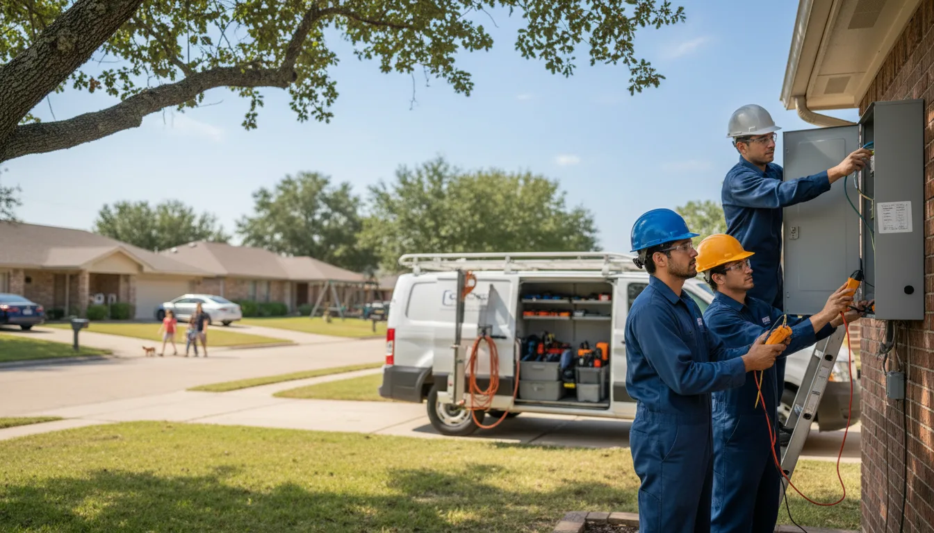 Certified electrician providing emergency electrical services in Milnesand, NM